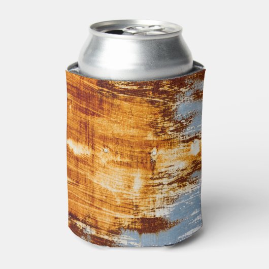 Roest staalplaat, geweven achtergrond. blikjeskoeler (Blikje Voorkant)