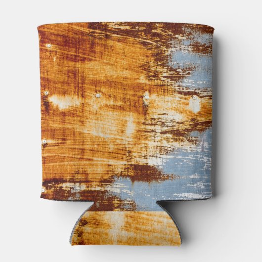 Roest staalplaat, geweven achtergrond. blikjeskoeler (Achterkant)