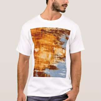 Roest staalplaat, geweven achtergrond. t-shirt