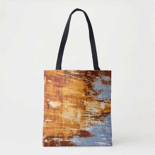 Roest staalplaat, geweven achtergrond. tote bag (Voorkant)