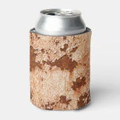 Roest texturen: verweerde oppervlak achtergrond. blikjeskoeler (Blikje Voorkant)