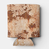 Roest texturen: verweerde oppervlak achtergrond. blikjeskoeler (Achterkant)