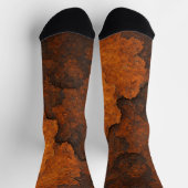 Roest Textuur Industriële Grunge Crew Soks Sokken (Top)