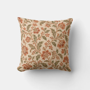 Roest Vintage Bloem Kussen