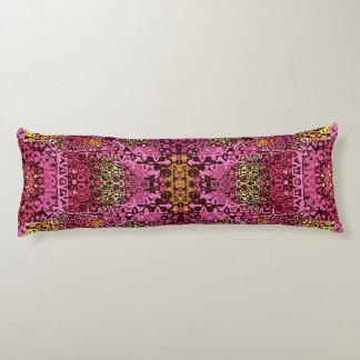 Roest violette boho tapestry Body Kussen. Lichaamskussen
