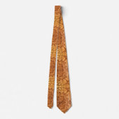 Roestachtig western land, cowboy-leren stropdas (Achterkant)