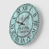 roestachtige kraag met Antiek druk Grote Klok (Hoek)