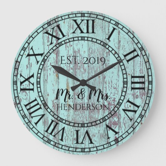 roestachtige kraag met Antiek druk Grote Klok (Voorkant)