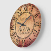  roestachtige kraag met Antiek druk Grote Klok (Hoek)