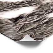 roestachtige stijl - jaguar perfect poster (Hoek)