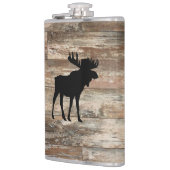 Roestachtige stijl voor het schilderen van hout heupfles (Links)