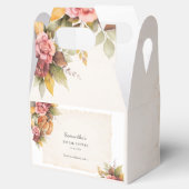 Roestbladeren Pompoen Herfst Bruiloft Bedankdoosjes (Geopend)