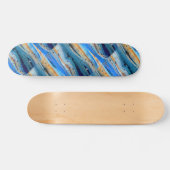roestblauwe driftwood boards Thunder_Cove Persoonlijk Skateboard (Horizontaal)