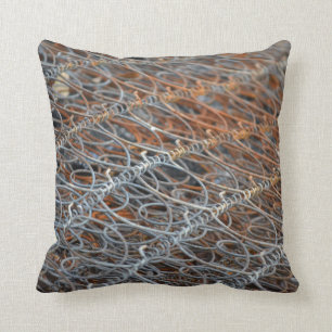 roestbodemveren steampunk industrieel kussen