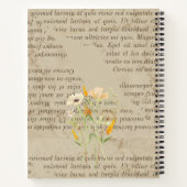 Roestbruin papier Kraft Farmhouse-stijl Notitieboek (Achterkant)