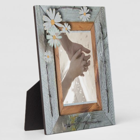 roestbruin - schors - marinesyland bruiloft fotoplaat (Zijkant)