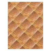 Roestbruin western landschapsleer tafelkleed (Voorkant)