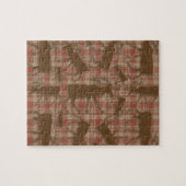 Roestbruine mos legpuzzel (Horizontaal)
