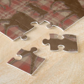 Roestbruine mos legpuzzel (Zijkant)