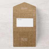 roestelijke buidel in één keer all in one uitnodiging (Buitenkant)