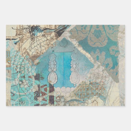  Roestend papier voor het loskoppelen van textielp Inpakpapier Vel (Voorkant)