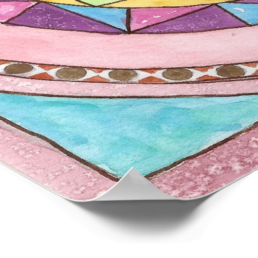 roestglazen libellen poster (Hoek)