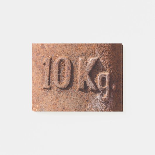 Roestig 10 kg post-it® notes (Voorkant)