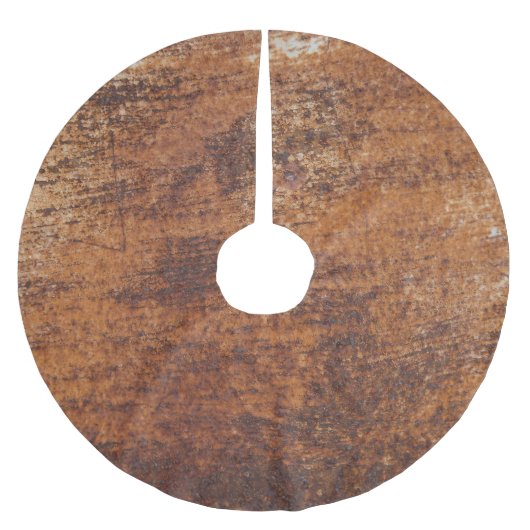 Roestig getextureerd metalen oppervlak kerstboom rok (Voorkant)