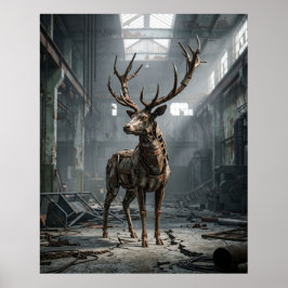 Roestig Hert Echo Poster