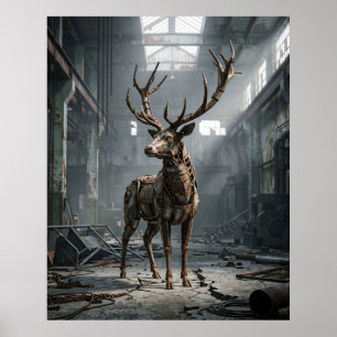 Roestig Hert Echo Poster