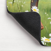 Roestig Hoefijzer op prikkeldraad hek Muismat (Hoek)