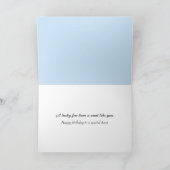 Roestig Hoefijzer Voor Tante Verjaardag Kaart (Binnen)