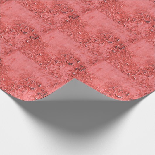  roestig ijzer muur textuur cadeaupapier (Hoek)