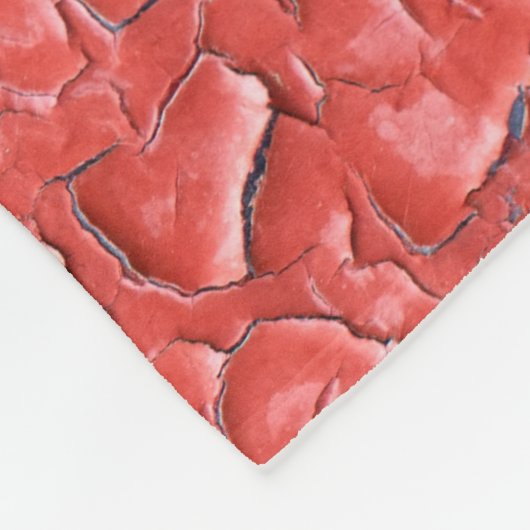  roestig ijzer muur textuur fleece deken (Hoek)