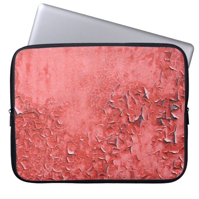  roestig ijzer muur textuur laptop sleeve (Voorkant)