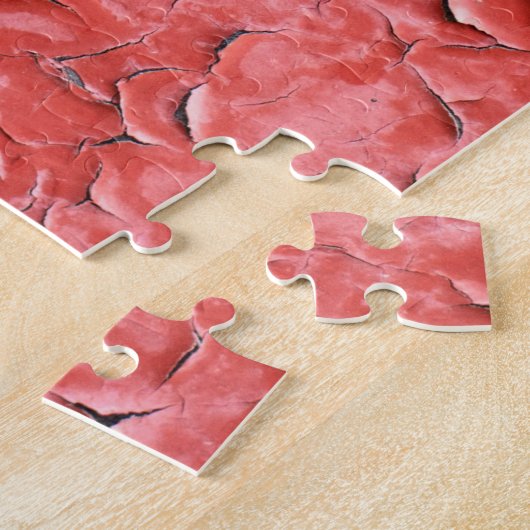  roestig ijzer muur textuur legpuzzel (Zijkant)