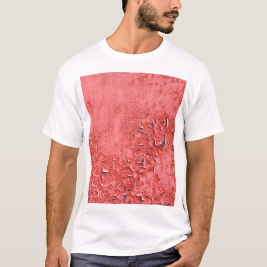 roestig ijzer muur textuur t-shirt (Voorkant)