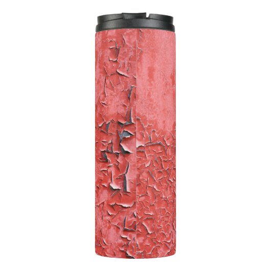  roestig ijzer muur textuur thermosbeker (Achterkant)