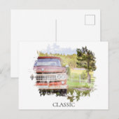 *~* Roestig Klassiek Vintage Antiek Schilderij VRA Briefkaart (Voorkant / Achterkant)