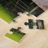 Roestig leven op de boerderij legpuzzel (Zijkant)