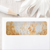 Roestig metaal etiket (Insitu)