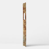 Roestig metaal: getextureerde paneelachtergrond. Case-Mate iPhone case (Achterkant / Rechts)