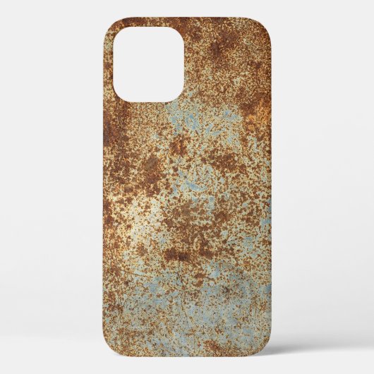 Roestig metaal: getextureerde paneelachtergrond. Case-Mate iPhone case (Achterkant)