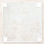 Roestig metalen paneel, gestructureerde achtergron glazen onderzetter (Achterkant)