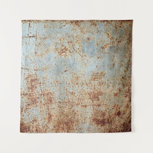 Roestig metalen paneel, gestructureerde achtergron wandkleed (Voorkant)