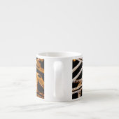 Roestig rooster espresso kop (Achterkant)