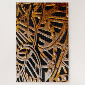 Roestig rooster legpuzzel (Verticaal)