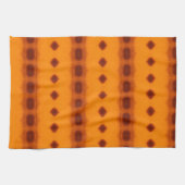 Roestig Sinaasappel Patterned Theedoek (Horizontaal)