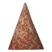 Roestig staal bord, grungy metaaltextuur. feesthoedjes (Rechts)