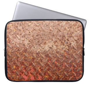 Roestig staal bord, grungy metaaltextuur. laptop sleeve